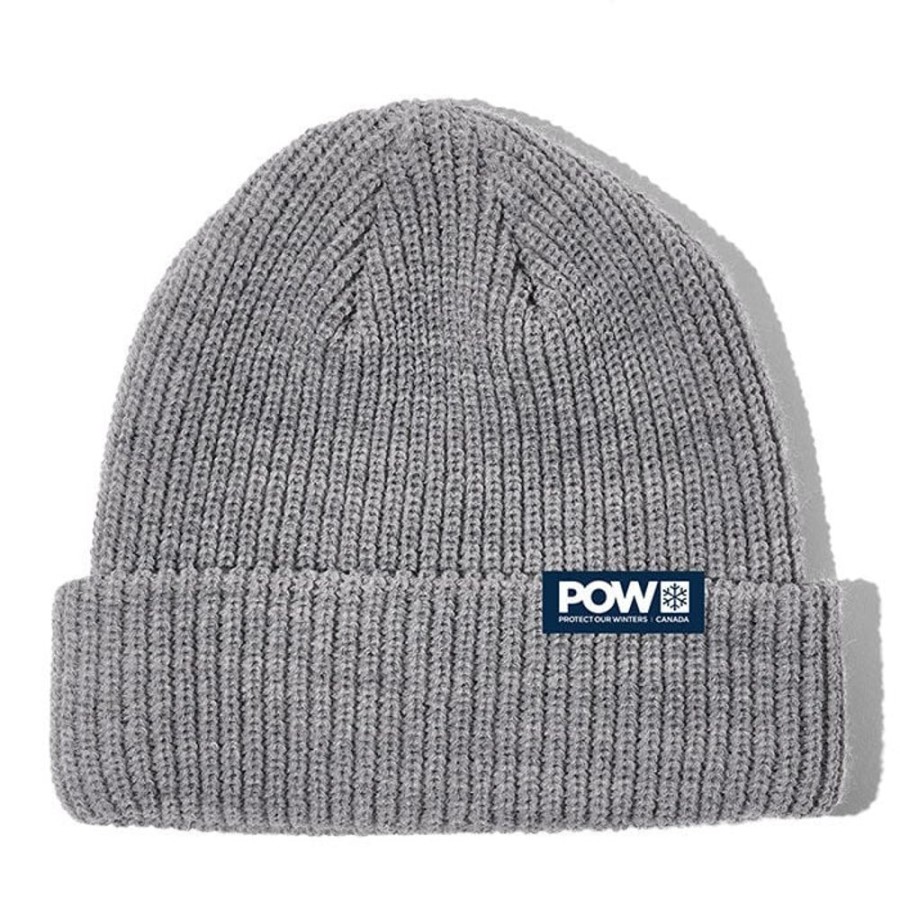 Women POW Winter Accessories | Unisex Classic Logo Beanie