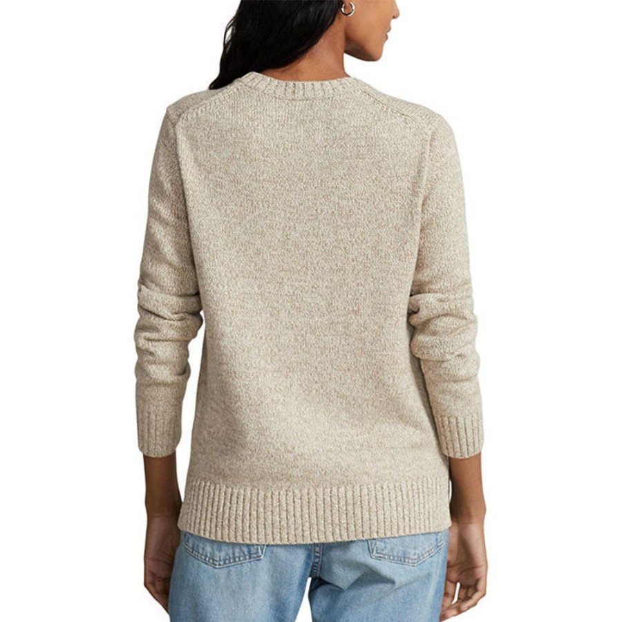 Women Polo Ralph Lauren Sweaters | Women'S Polo Bear Cotton-Blend Sweater