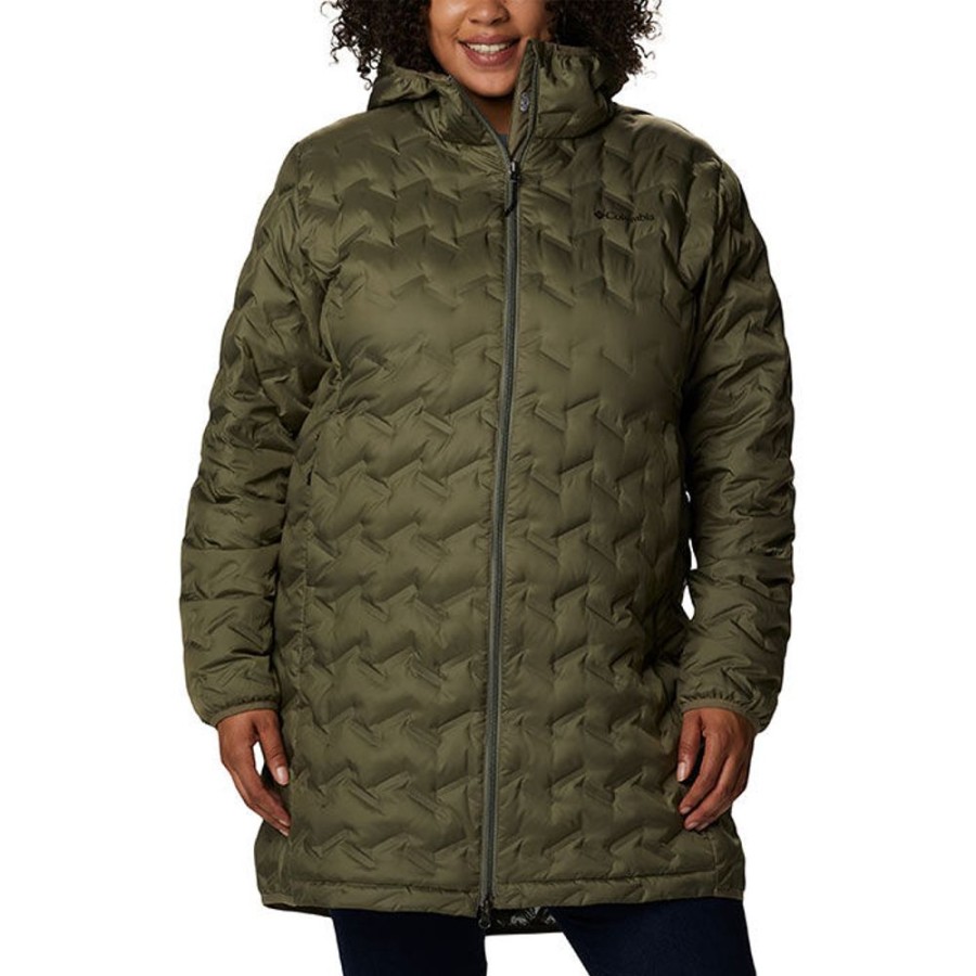 Women Columbia Coats & Jackets | Women'S Delta Ridge? Long Down Jacket (Plus Size)