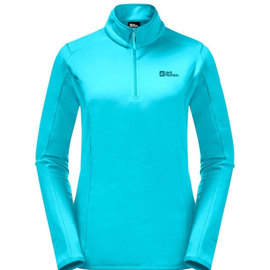 Women Jack Wolfskin Sweatshirts & Hoodies | Women'S Baiselberg Half-Zip Fleece Top