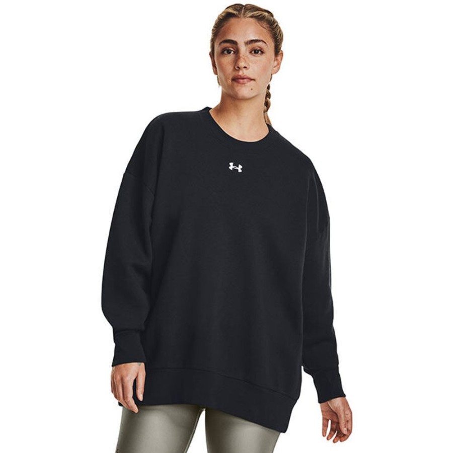 Women Under Armour Sweatshirts & Hoodies | Women'S Rival Fleece Oversized Crew Sweatshirt