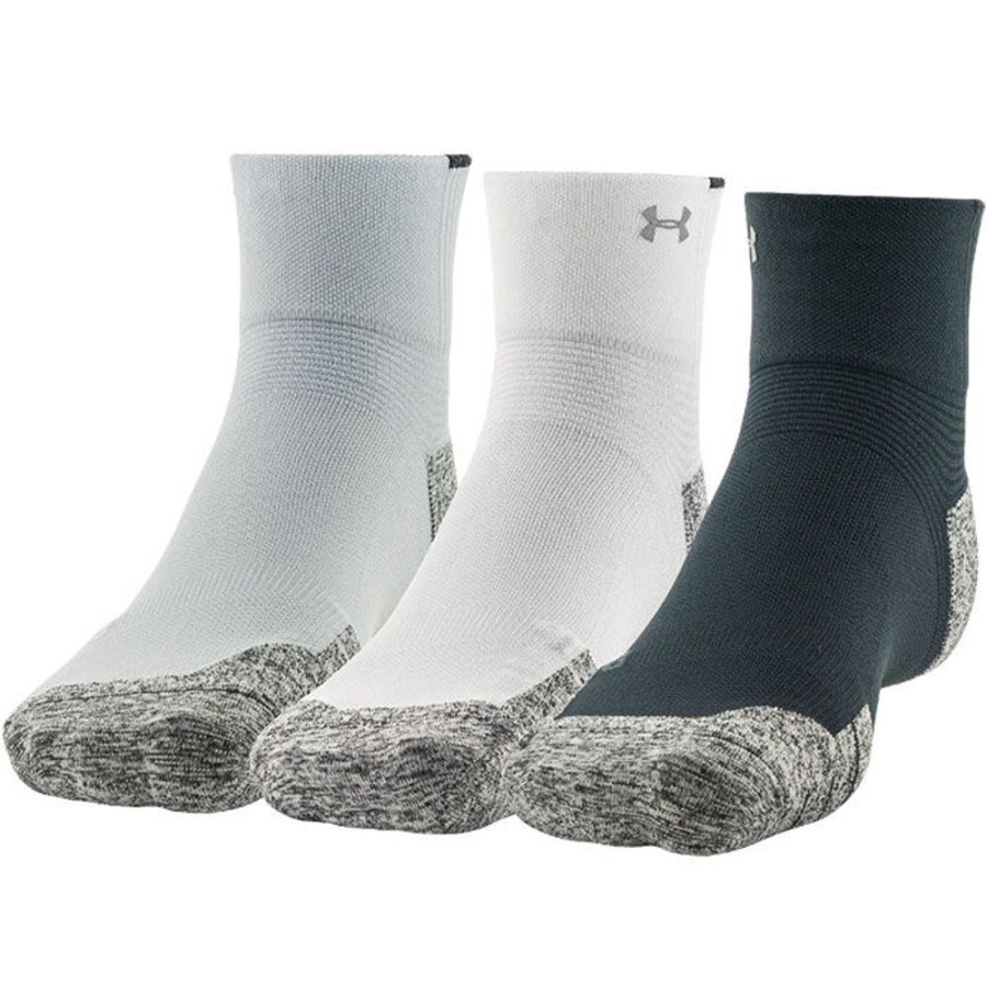 Women Under Armour Socks | Unisex Armourdry? Run Cushion Quarter Sock (3 Pack)