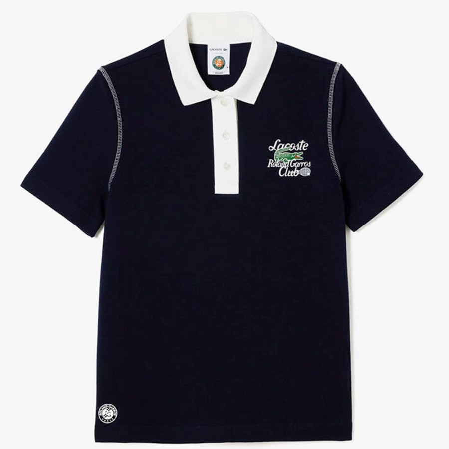 Women Lacoste Tops | Women'S Sport Roland Garros Edition Polo