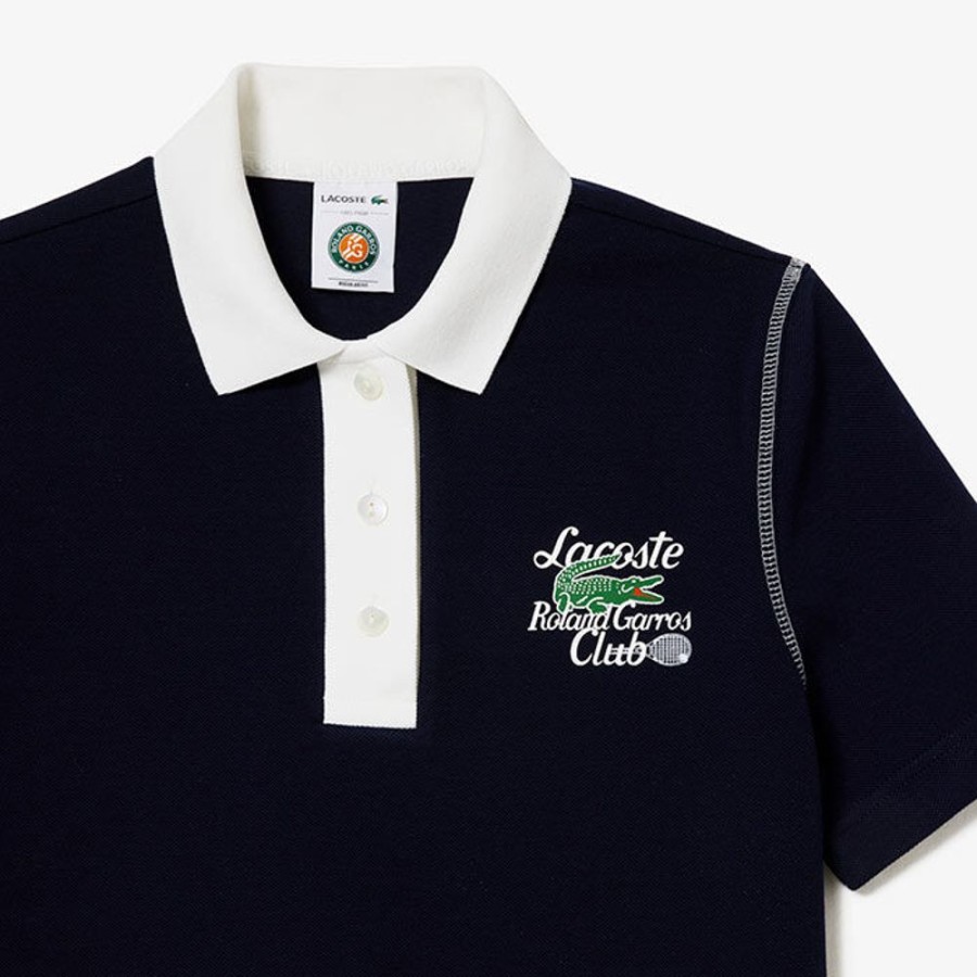 Women Lacoste Tops | Women'S Sport Roland Garros Edition Polo