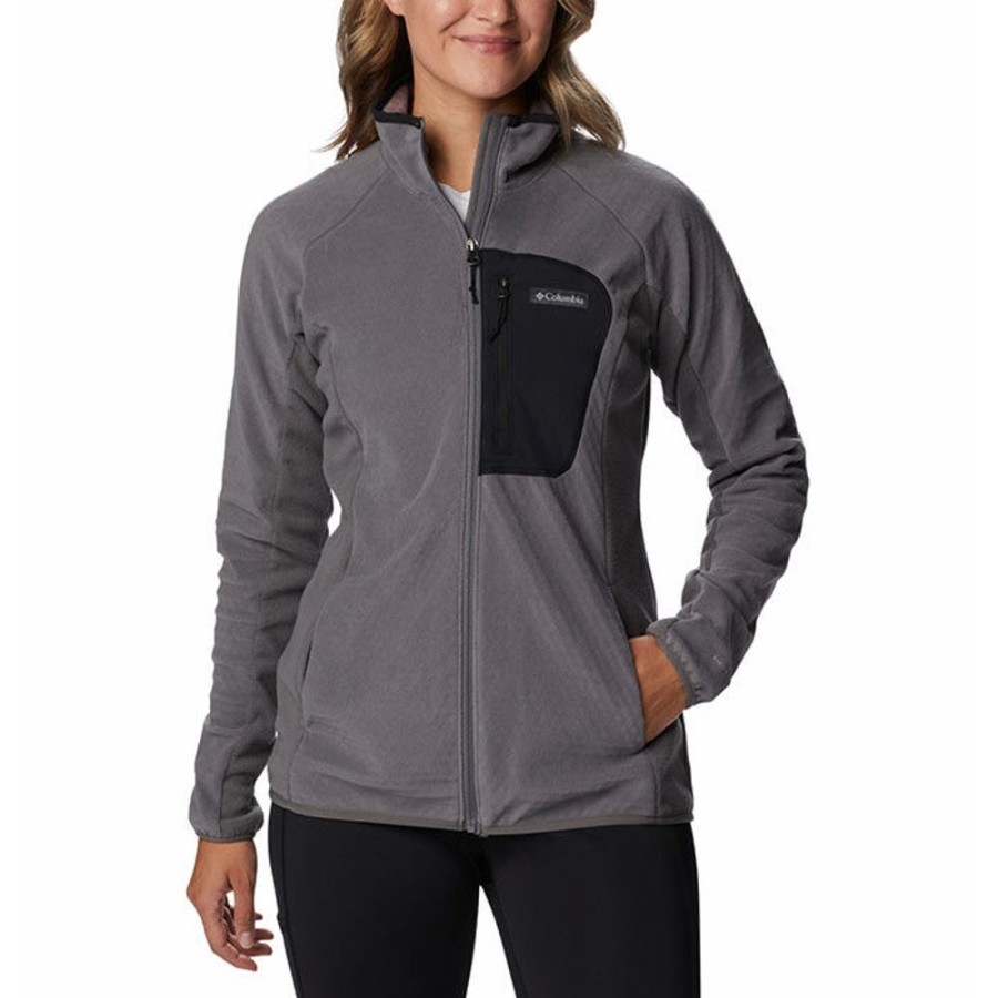 Women Columbia Coats & Jackets | Women'S Outdoor Tracks? Full-Zip Fleece Jacket