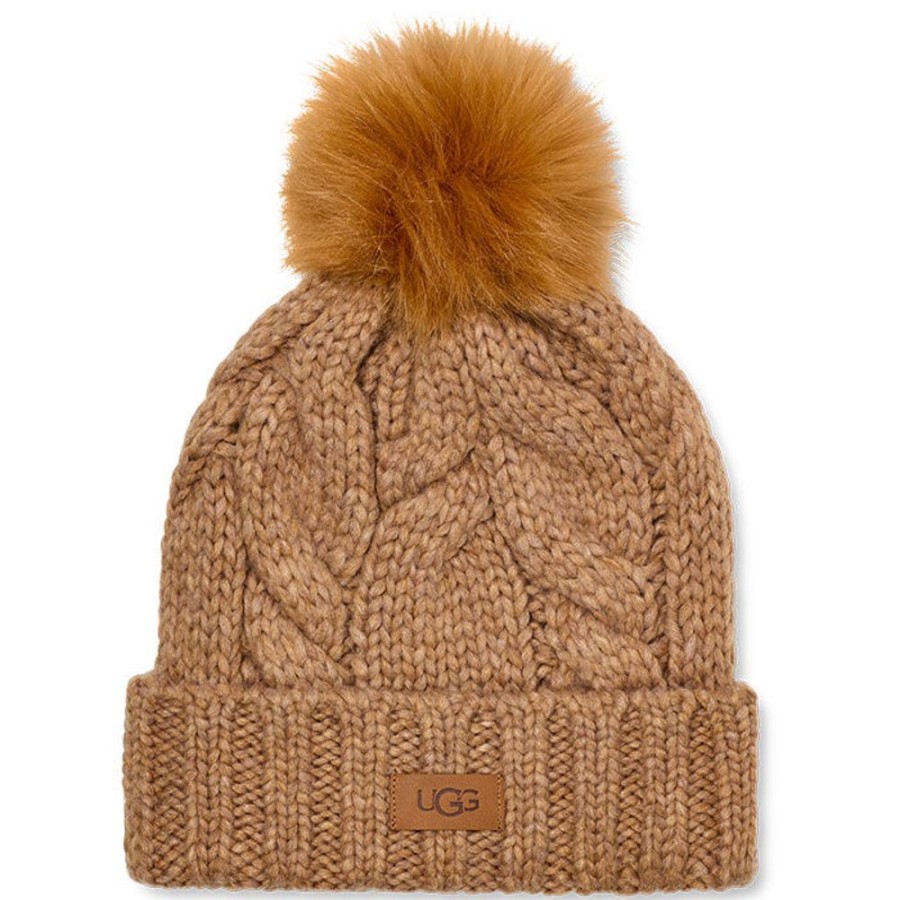 Women UGG Winter Accessories | Women'S Cable Pom Beanie